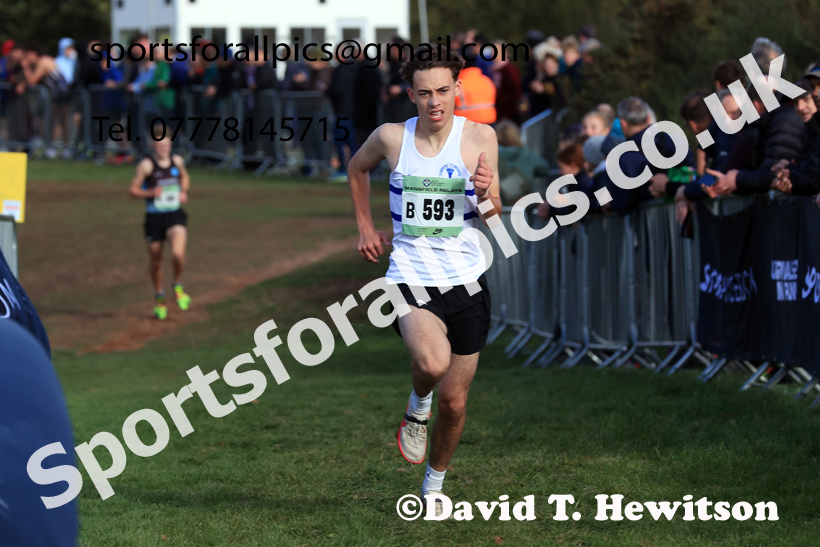 Mens Under-17s 2025 National Cross Country Relays, Berry Hill Park, Mansfield. Photo: David T. Hewitson/Sports for All Pics